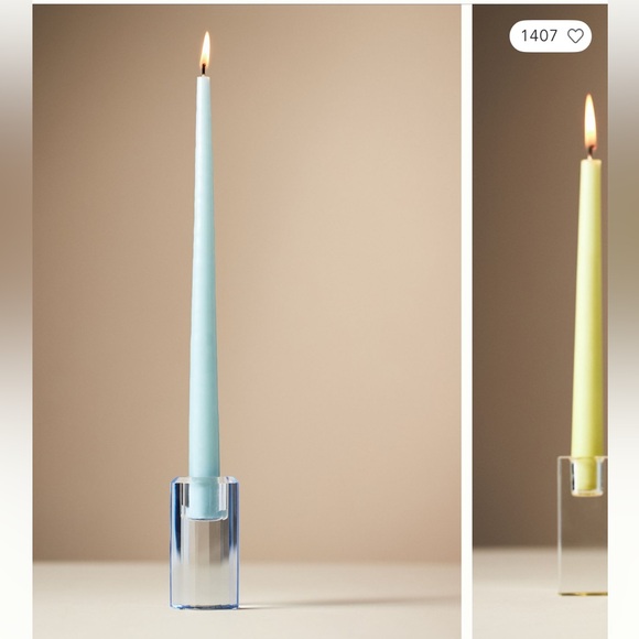 Anthropologie glass candle holders - Picture 6 of 8